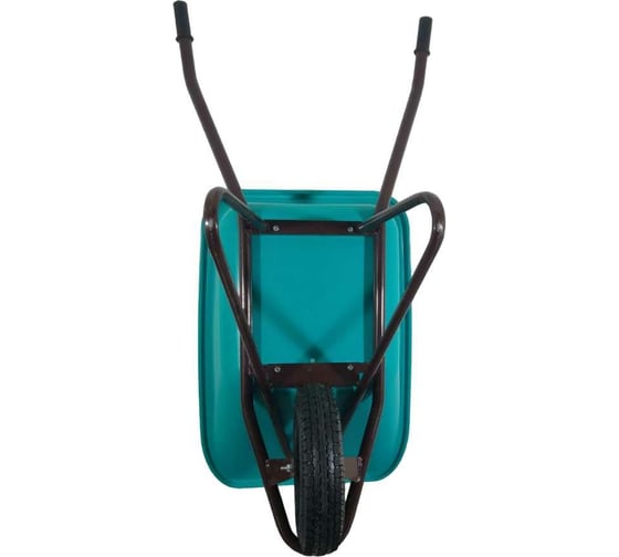 Строительная одноколесная тачка LWI 130 л, 230 кг, сверхпрочное полимерное корыто LWI130PROFI