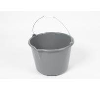 Строительное усиленное ведро ПАВЛОВСКАЯ Заря 20 л, с ребрами жесткости 317015