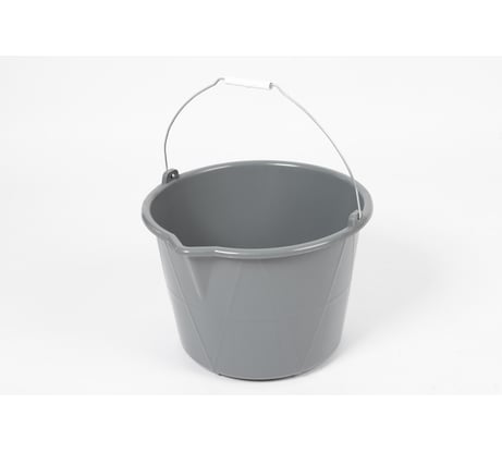 Строительное усиленное ведро ПАВЛОВСКАЯ Заря 20 л, с ребрами жесткости 317015