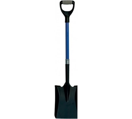 Совковая лопата Рустрейд Американка с металлическим черенком и v-образной ручкой СИ-01251