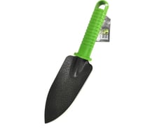 Широкий посадочный совок GREEN REVOLUTION сталь А3, серая/зелёная ручка СЛ-007402 (СЛ-007302