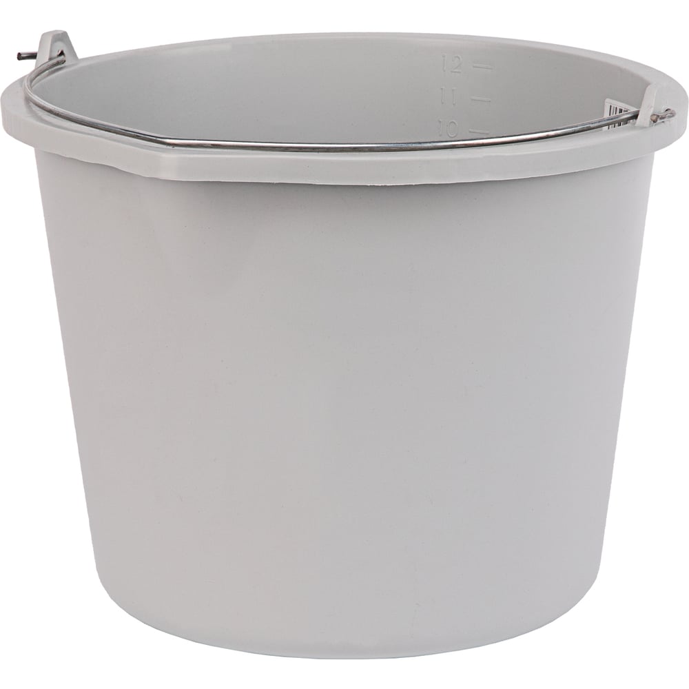 Строительное усиленное пластмассовое ведро MATRIX 12 л 81409 - выгодная ...
