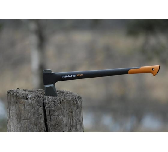 Топор-колун Х25 + пила 123870 В ПОДАРОК Fiskars 122487