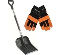 Лопата для снега + перчатки FISKARS