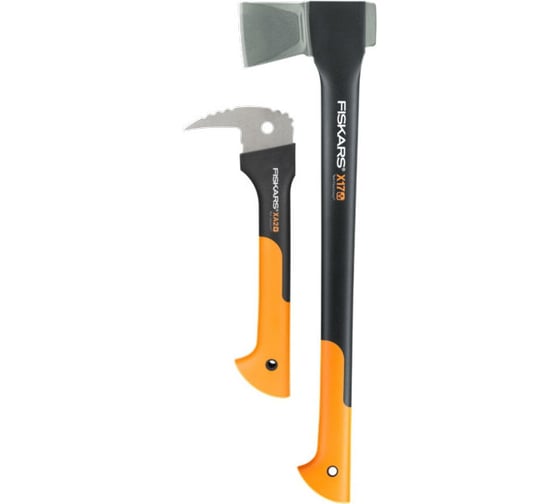 Набор: топор Fiskars X17+ багор малый ХА24 129038