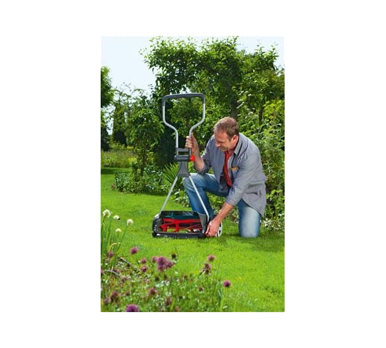 Механическая барабанная газонокосилка Gardena 400C 04022-20.000.00