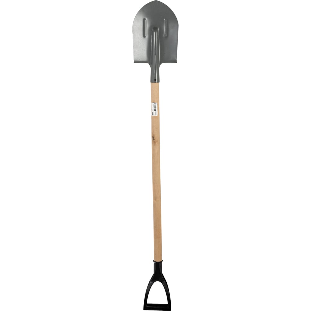 Штыковая усиленная лопата Gigant с деревянным черенком и V-образной .