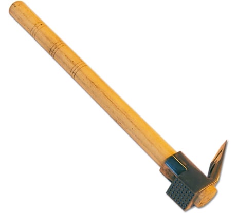 Универсальный топор для плотницких работ SANTOOL с гвоздодером и деревянной ручкой 430 гр 030902-430