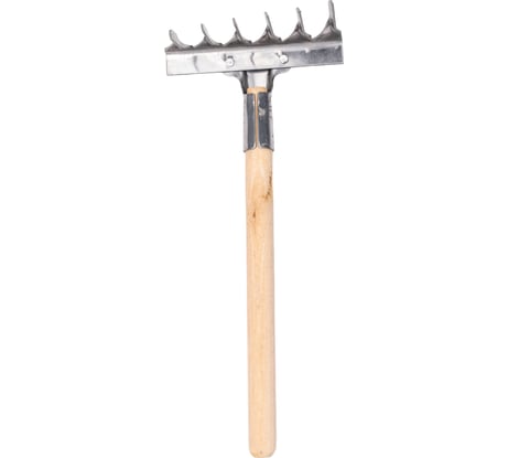 Витые грабли Gigant 6-зубые, нержавейка с черенком GAV-11