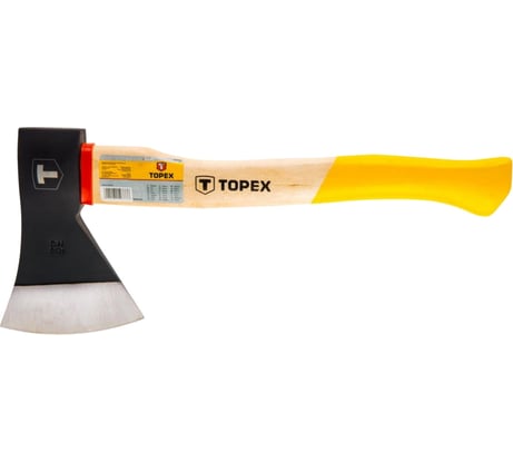 Топор TOPEX с деревянной рукояткой, 1000 г 05A140