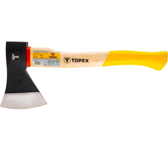 Топор TOPEX с деревянной рукояткой, 1000 г 05A140