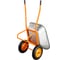 Строительная двухколесная тачка Gigant 110л, 200 кг, пневматические ...