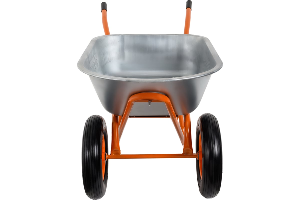 Строительная двухколесная тачка Gigant 110л, 200 кг, литые ПУ колеса GX ...