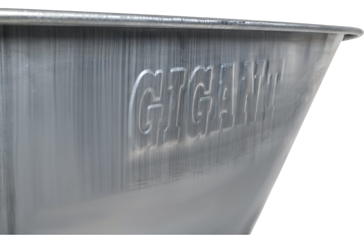 Строительная двухколесная тачка Gigant 110л, 200 кг, литые ПУ колеса GX ...