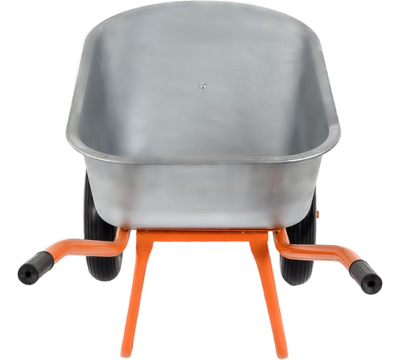 Строительная двухколесная тачка Gigant 110л, 200 кг, литые ПУ колеса GX-03