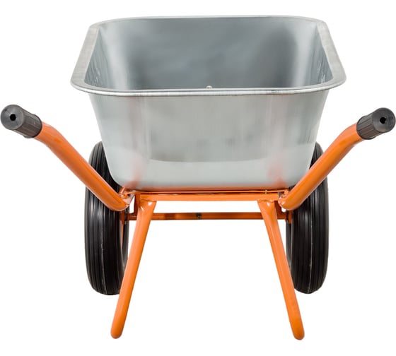Строительная двухколесная тачка Gigant 110л, 240 кг, литые колеса GX-04