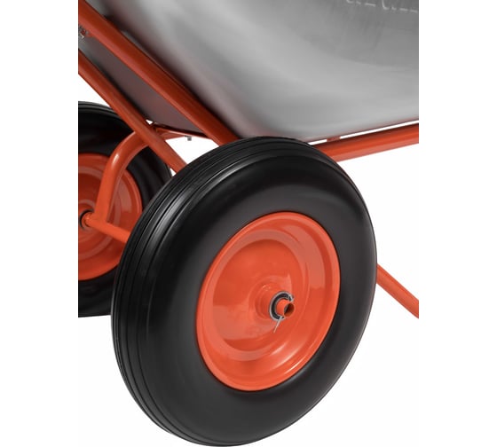 Строительная двухколесная тачка Gigant 110л, 240 кг, литые колеса GX-04