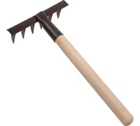 Грабли POLYAGRO 6-зубые, деревянная рукоятка 7662103