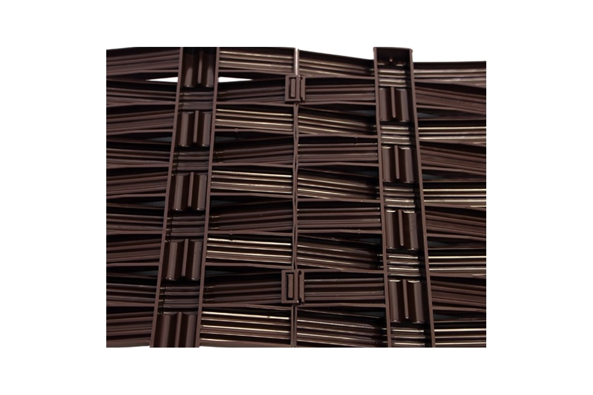 Садовое ограждение Протэкт Ива высота 25 см, коричневый СОИ-25/14 К ...