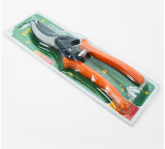 Секатор POLYAGRO Eko обливные рукоятки, 200 мм 7591235