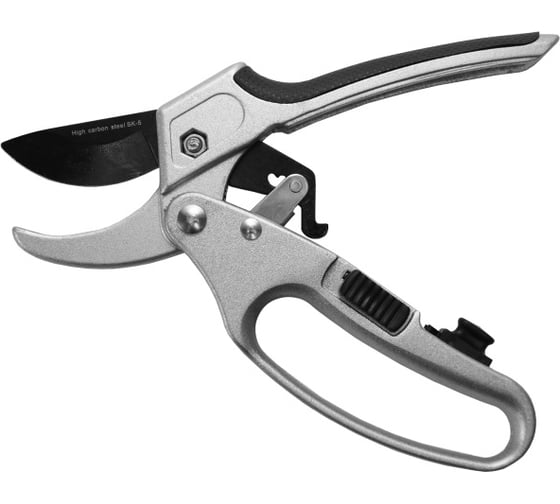 Секатор с храповым механизмом POLYAGRO SILVER LUXE 7592330