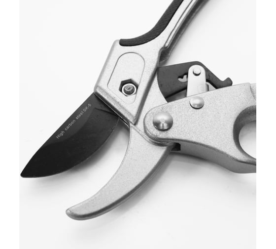 Секатор с храповым механизмом POLYAGRO SILVER LUXE 7592330