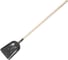 Лопата совковая ООО Агростройлидер большая круглая с ребрами жесткости рельсовая сталь с черенком в сборе САД-02.15.1 1