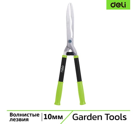 Садовые ножницы DELI dl2806 520 мм, сталь 55с, максимальный диаметр реза 10 мм 114791