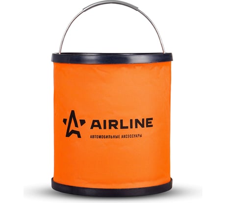 Компактное оранжевое ведро-трансформер 11л Airline AB-O-02