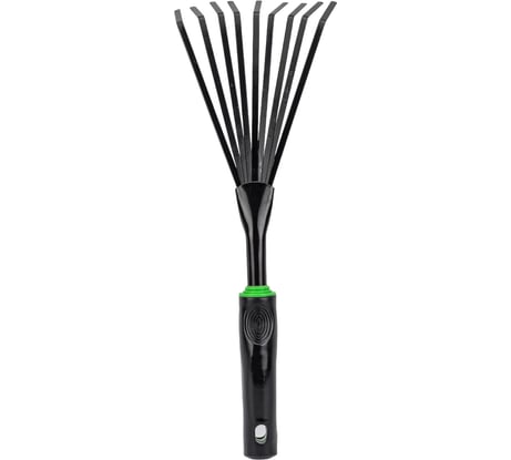 Стальные веерные мини-грабли для листьев, с пластиковой ручкой Gigant GVER-21