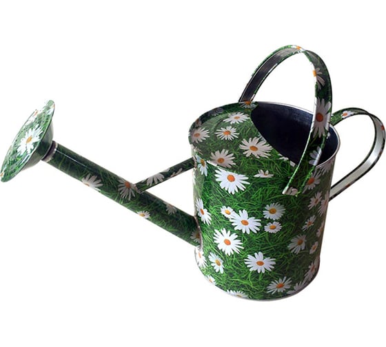 Садовая оцинкованная лейка СПЕЦ Garden & Flowers Ромашки 5 л GF-L501
