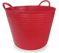 Корзина пластиковая красная №1 RUBI 25л 88706