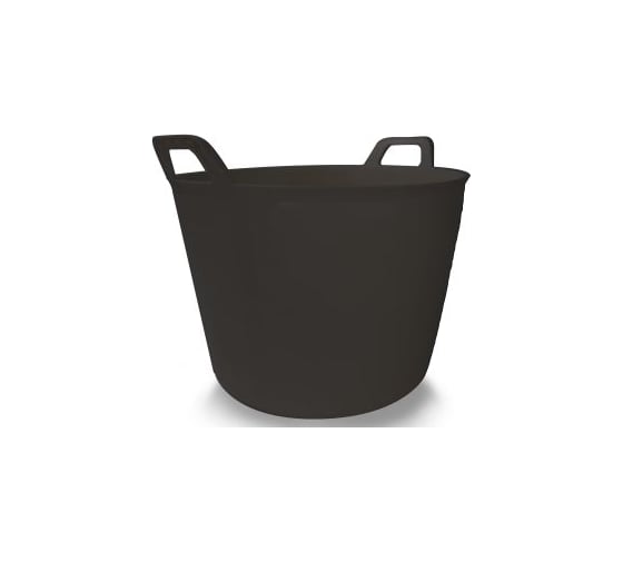 Корзина пластиковая черная №3 RUBI 40л 88773 1