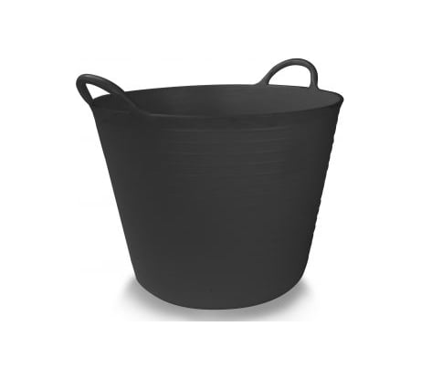 Корзина пластиковая черная №4 RUBI 55л 88774