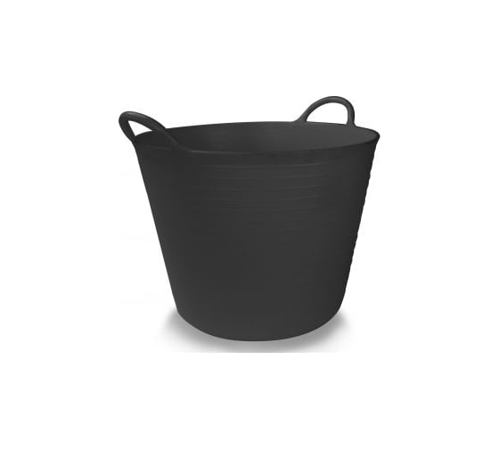 Корзина пластиковая черная №4 RUBI 55л 88774