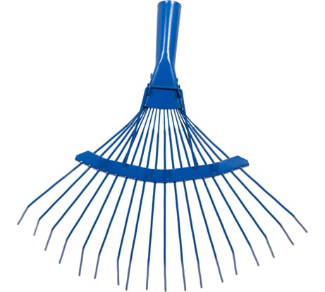 Веерные пластинчатые грабли КЭС ширина 350 мм, 18 зубьев, тулейка 30 мм, без черенка 21010027