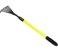 Телескопические садовые грабли INBLOOM 77-103x12 см, 9 зубьев, металл, пластик 181-081