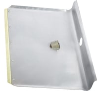 Тротуарная оцинкованная лопата без черенка 500х400х1.5мм, металлическая окантовка СИБРТЕХ Россия 61598