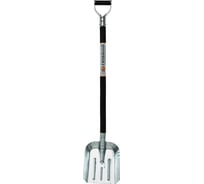 Совковая лопата СКОБЯНОЙ цинк, с металлической ручкой 009356