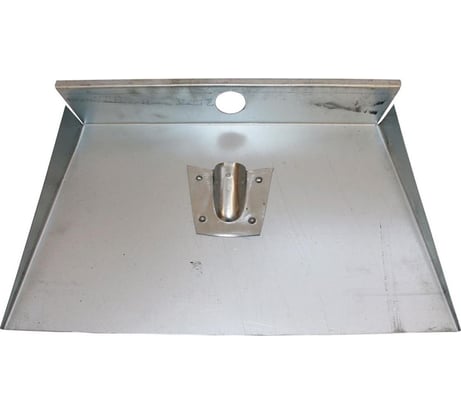 Оцинкованная лопата для снега без черенка, без планки 375х500мм СПЕЦ Движок КПБ-3Б-500-ОЦ