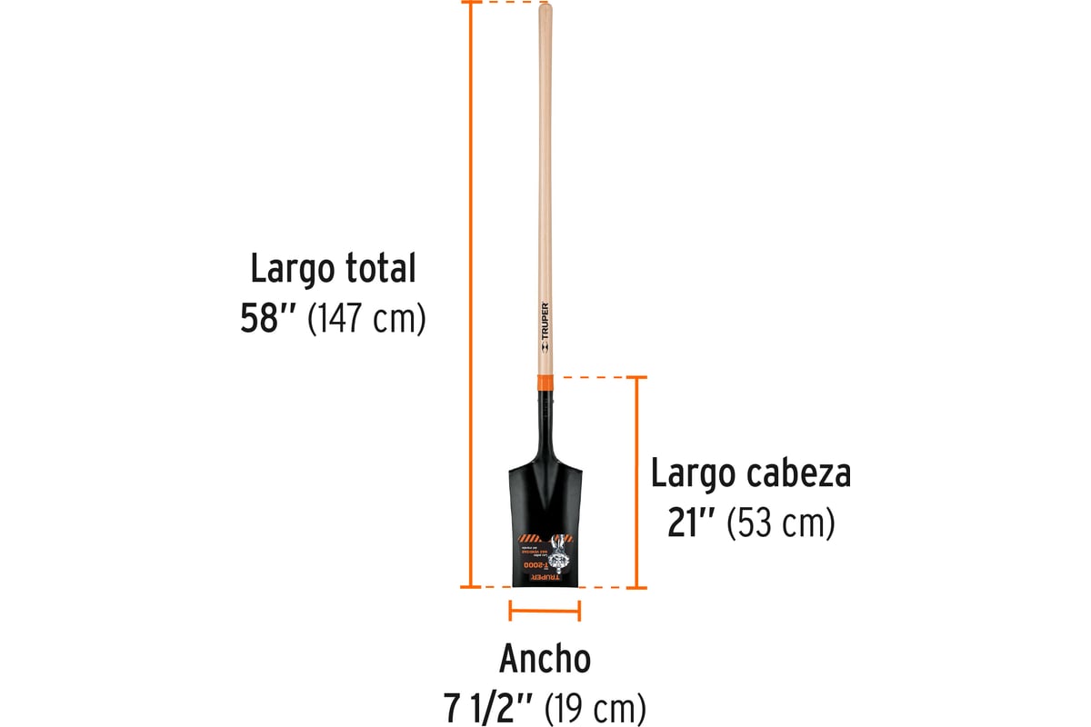  лопата TRUPER 150 см RES-LP 17226: цена, описание .