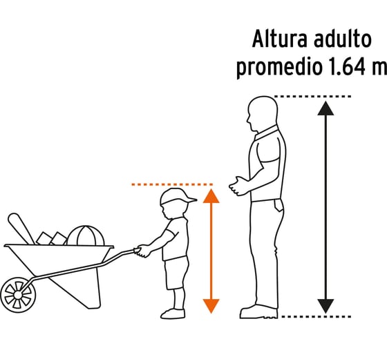 Детская тачка TRUPER CAT-KID-T 10440