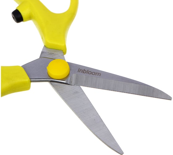 Садовые ножницы INBLOOM 19 см, сталь 4CR14, пластик 186-022