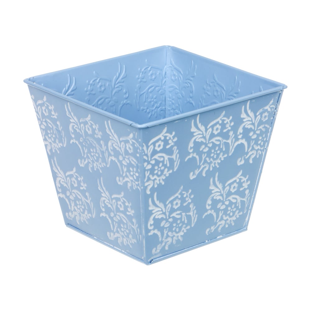 Квадратное кашпо INBLOOM 14x14x12 см, металл 164-314 - выгодная цена ...