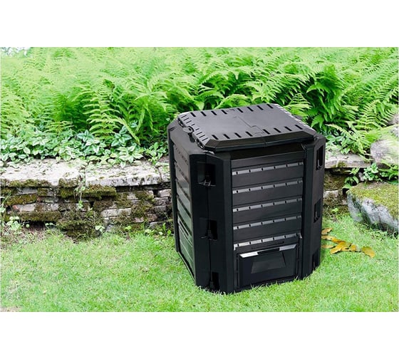 Компостер Prosperplast Compogreen 380 л черный IKST380C-S411