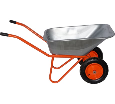 Строительная тачка TOR 90 л 200 кг WB двухколесная 1025873