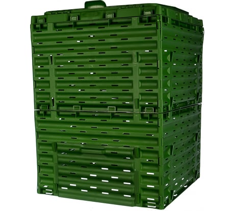 Компостер с крышкой Piteco 300 л, зелёный