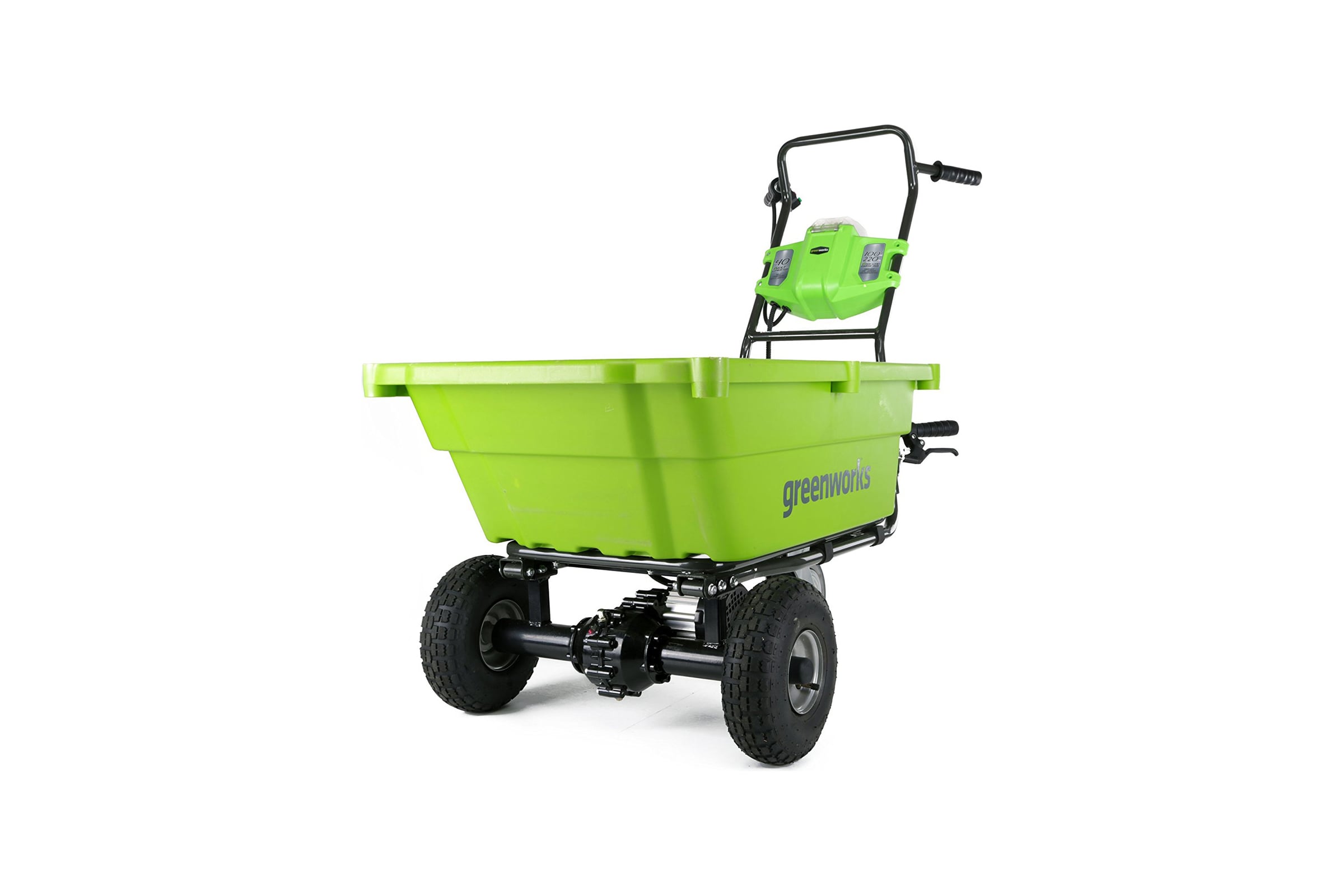Садовая тележка GreenWorks самоходная, 40V, Арт. G40GC, 106 л 7400007 — фото 3