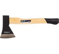 Топор KROFT 800г, ручка из твердых пород древесины 202065