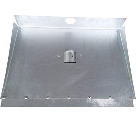 Алюминиевая лопата для снега без черенка Спец Движок 3-бортная, 375х500 мм КПБ-3Б-375Н